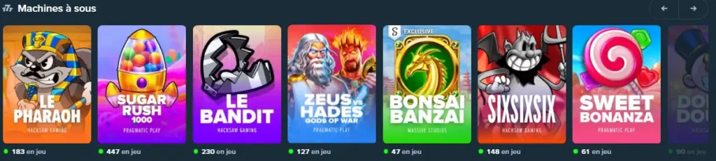 Machines à sous en ligne Stake Casino